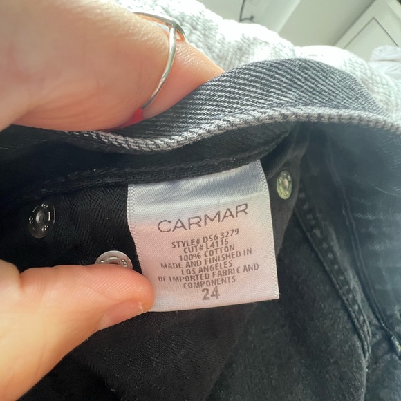 Carmar LF size 24 dark gray denim jeans - Picture 3 of 6